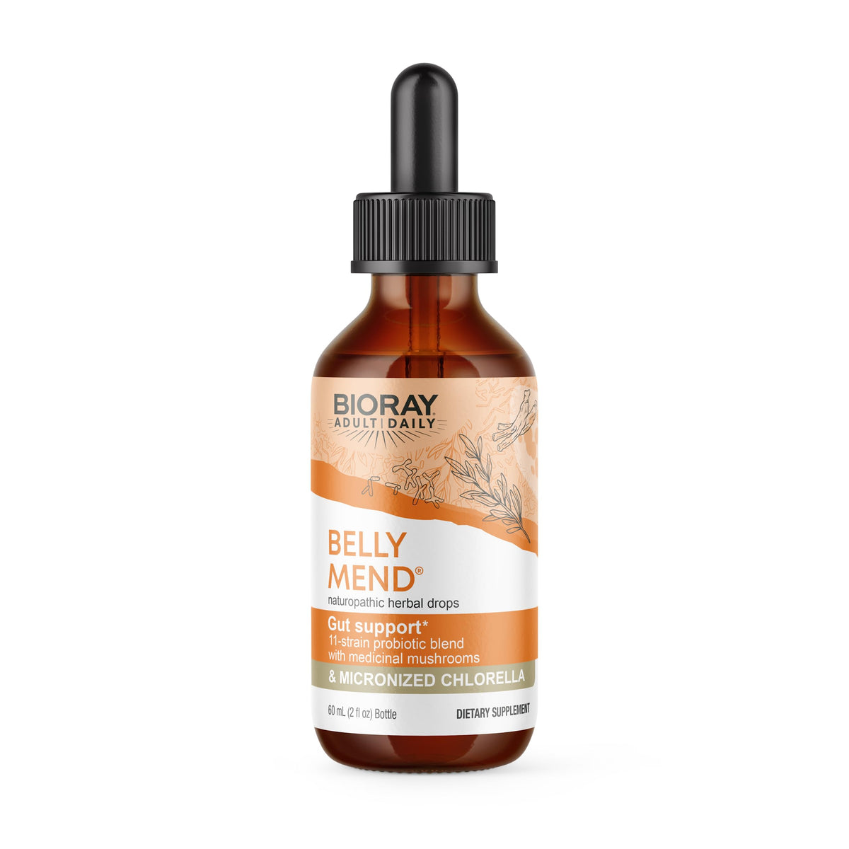 BIORAY Daily Belly Mend bottle 2 oz