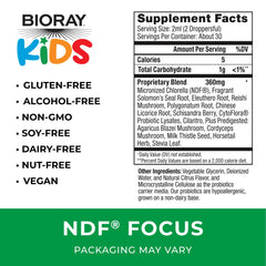 BIORAY Kids NDF Focus Citrus packaging box