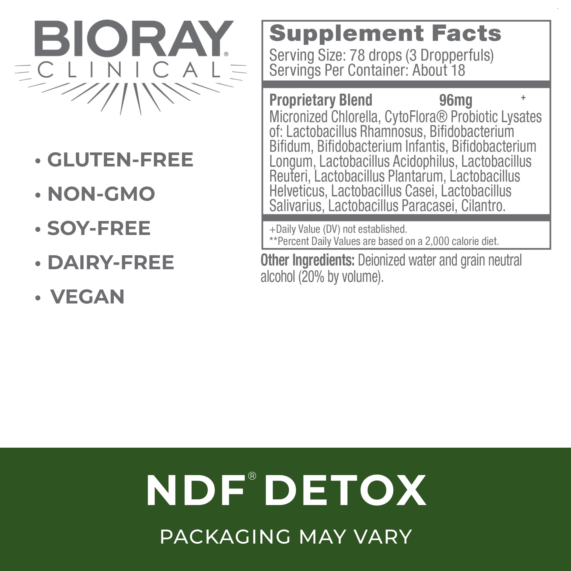 BIORAY NDF 1 oz bottle product image