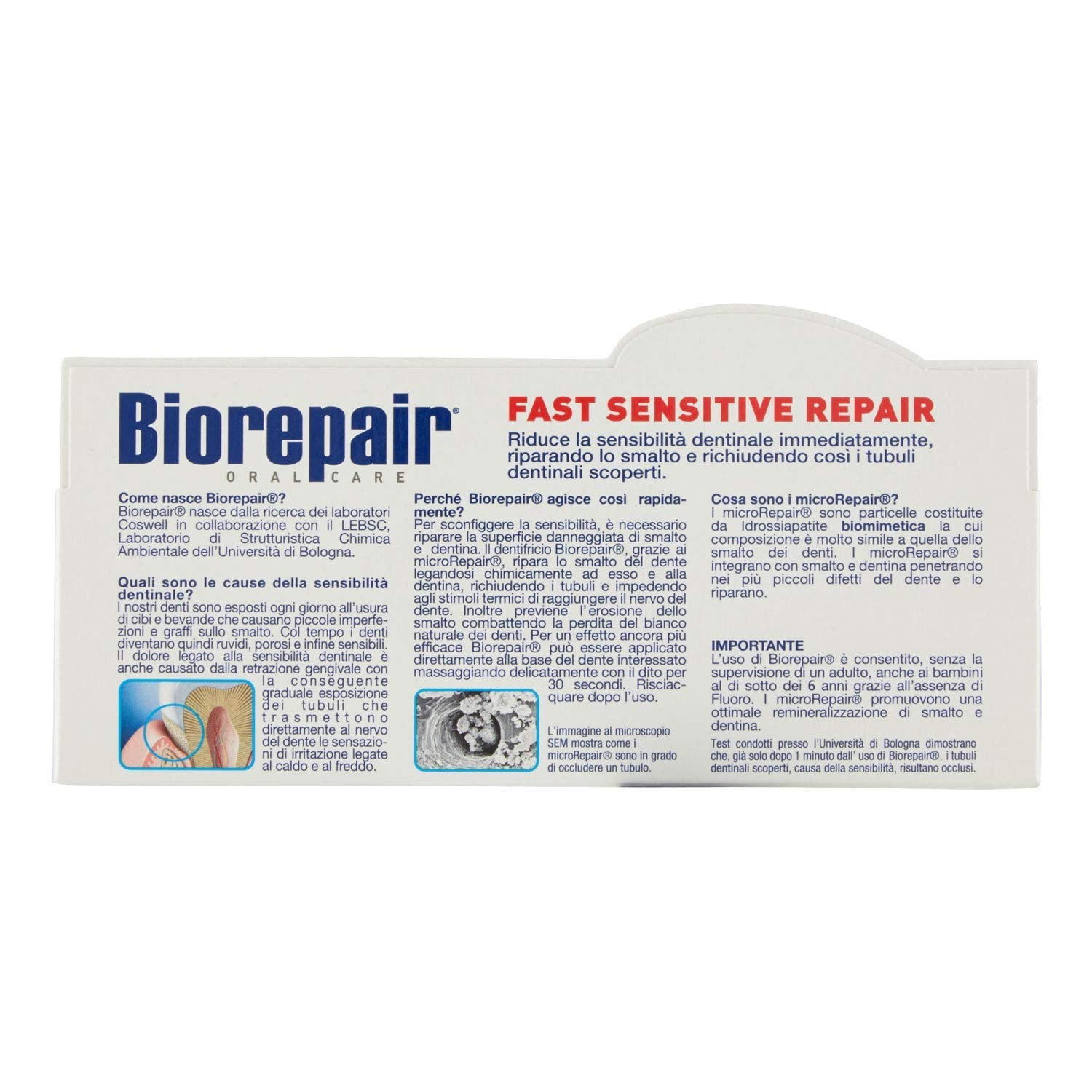 Graphic showing enamel microRepair repairing enamel
