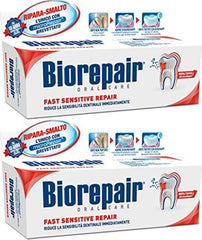 Biorepair enamel repair toothpaste with microRepair – 2x75ml tubes