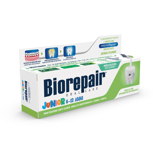 Biorepair Junior toothpaste 7-14 years mint flavor tube 75ml