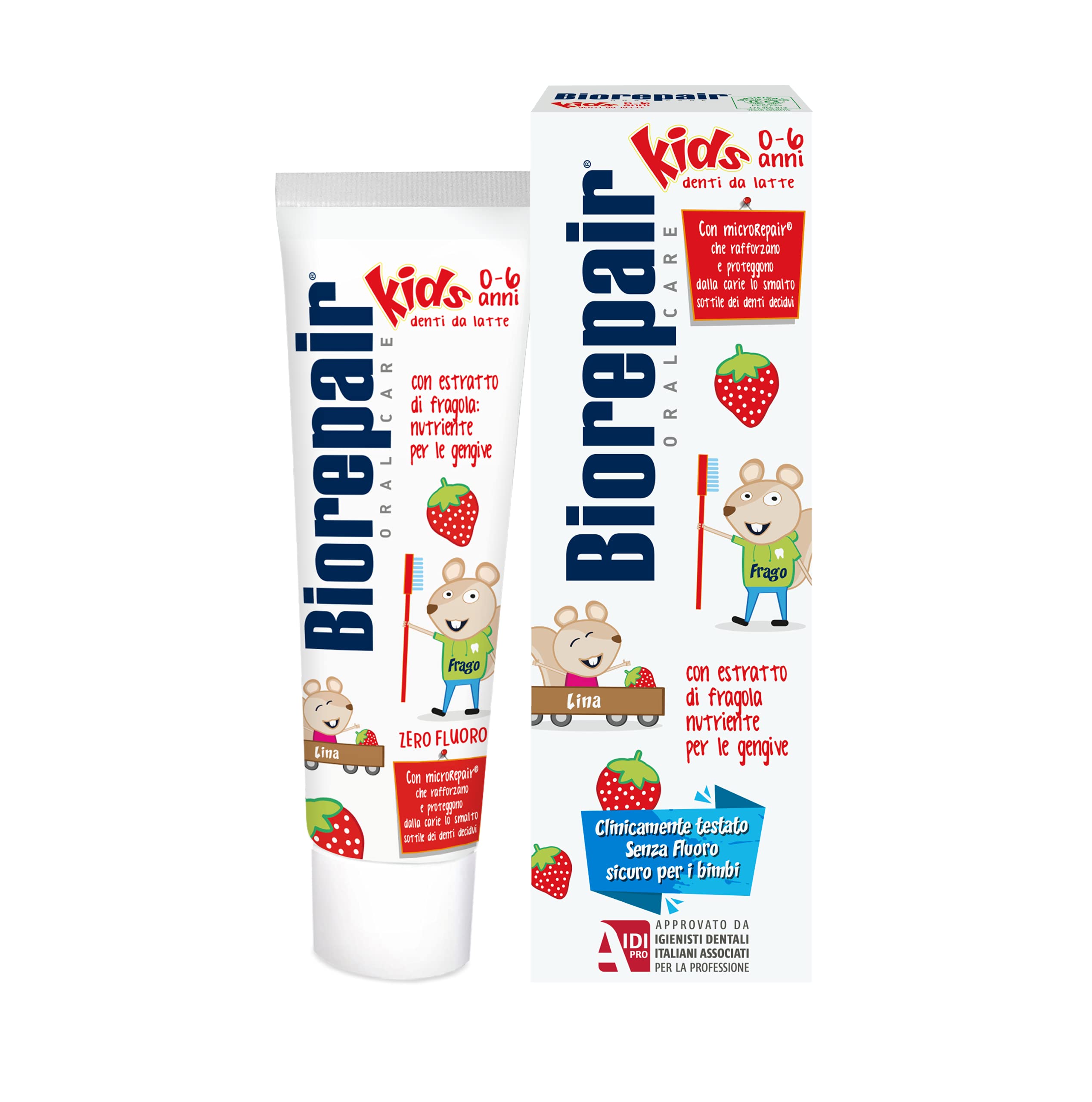 Biorepair Junior packaging and 50ml tube
