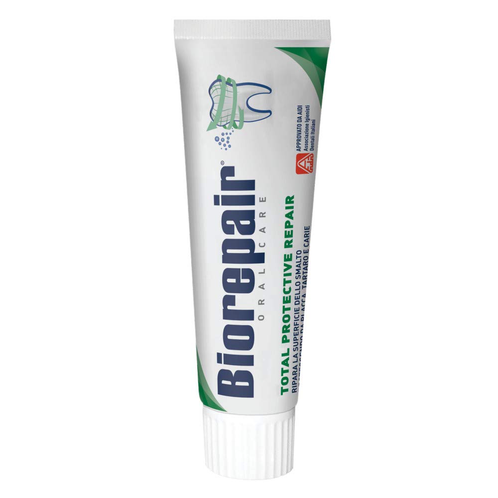 Graphic illustrating Biorepair microRepair enamel repair