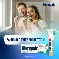 Biorepair Total Protection Plus toothpaste back packaging view