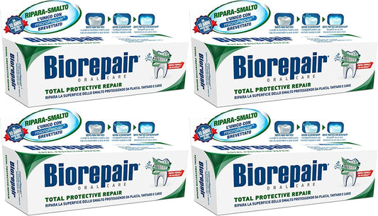 Biorepair Total Protective Repair toothpaste 75ml 4-pack - Italian Import