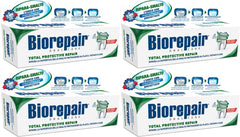 Biorepair enamel repair toothpaste 75ml tubes 4-pack with Italian packaging