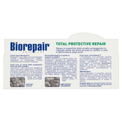 Biorepair label close-up showing ingredients and claims