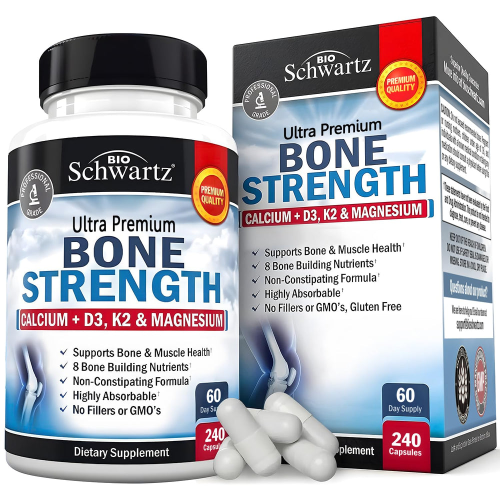 BioSchwartz Bone Strength bottle on white background