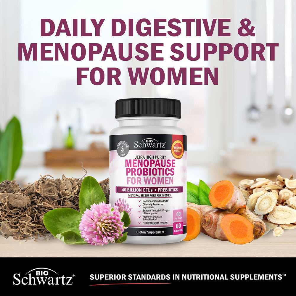 BioSchwartz non-GMO icon signaling allergen-free formula.