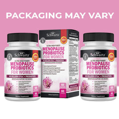 BioSchwartz organic prebiotic fiber alongside probiotic blend.