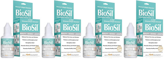 BioSil Beauty Bones & Joints Liquid bottle 0.5 oz (Pack of 4)