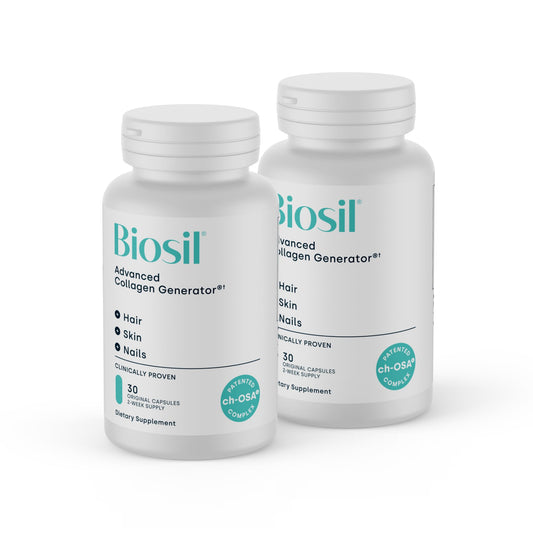 Biosil Collagen Booster bottle front with label
