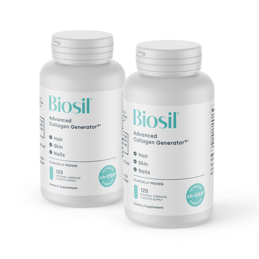 Biosil Collagen Booster bottle and packaging