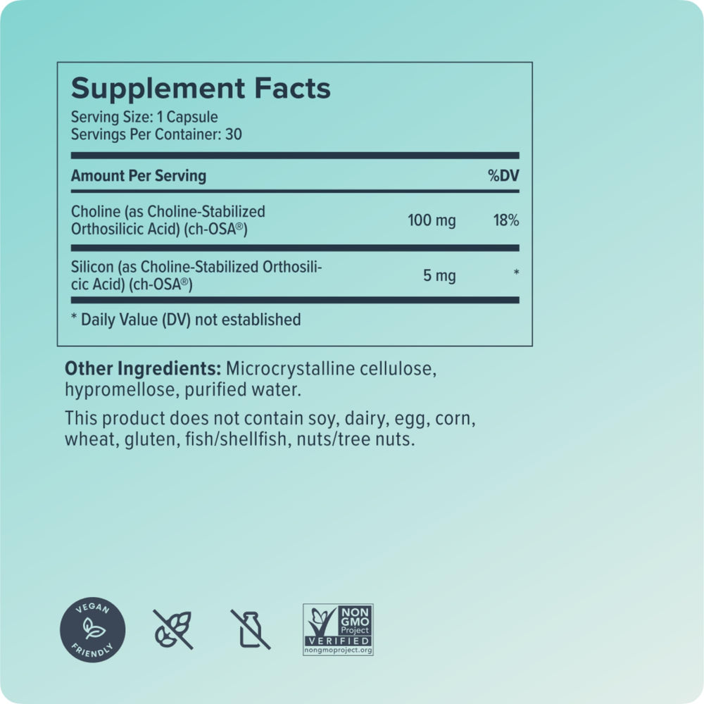 Biosil product on countertop with glass of water for daily ritual