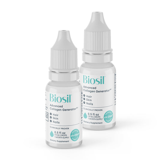 Biosil Collagen Booster Drops bottle and packaging
