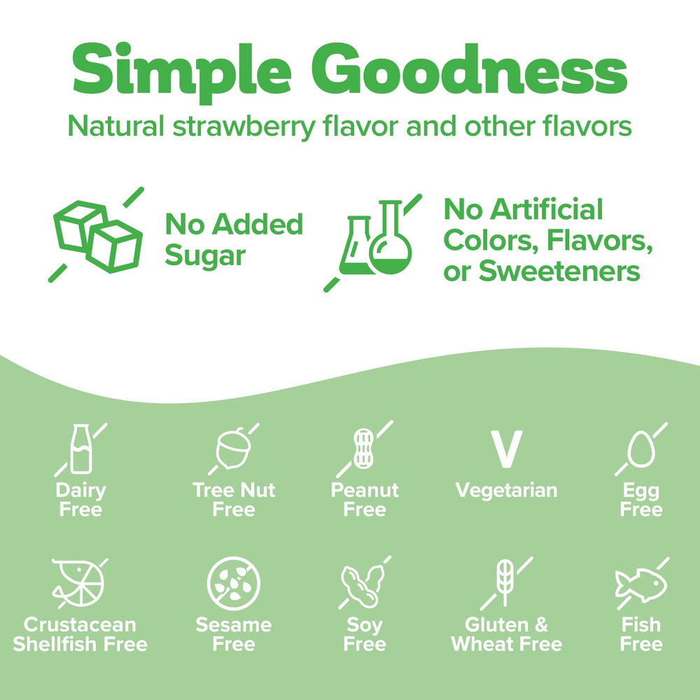 No added sugar in Biostime Kids Gummies with fruity bites