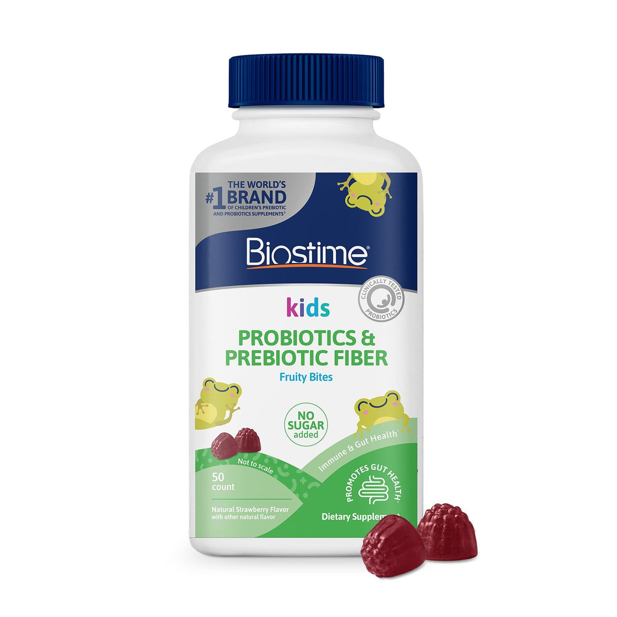 Biostime Kids Prebiotic & Probiotic Gummies 4+ hero image