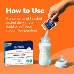 Dosage directions and serving size on packet