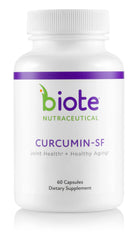Biote Curcumin SF bottle front view showing Circulation & Healthy Aging
