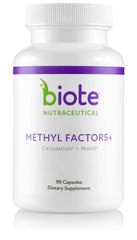 Biote Methyl Factors+ bottle label - 90 capsules