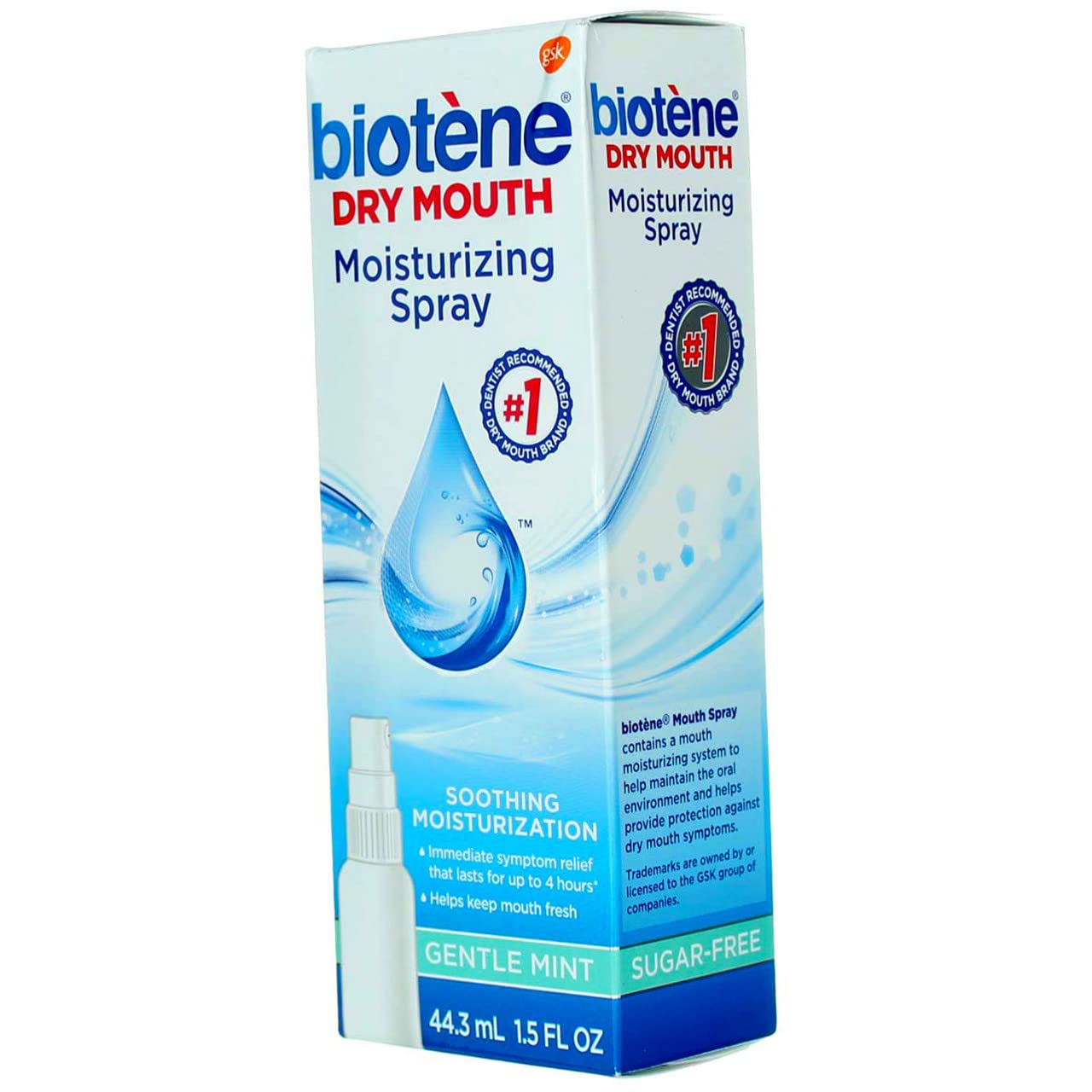 Biotene spray nozzle