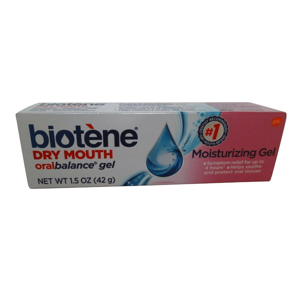 Biotene OralBalance Moisturizing Gel 1.5 oz – alcohol-free, flavor-free dry mouth relief