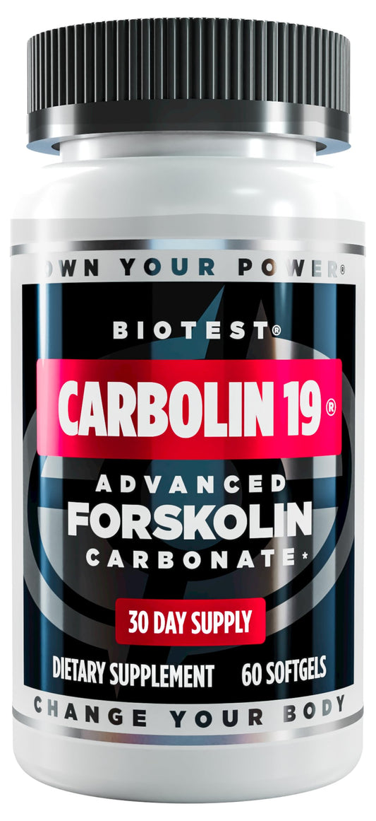 Biotest Carbolin-19 bottle with 60 softgels