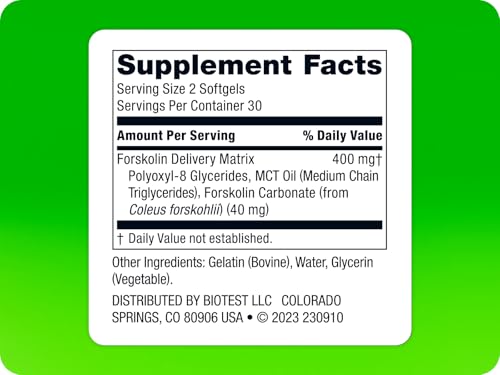 Close up of Biotest Carbolin-19 bottle label