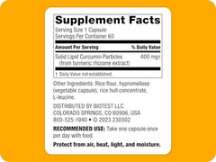 Biotest Micellar Curcumin capsules close-up showing capsule design.
