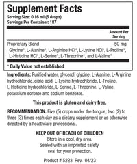 Amino acids supporting immune function and protein synthesis