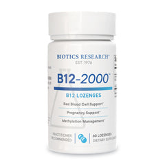 Biotics Research B12-2000 sublingual lozenges berry flavor 60 count bottle