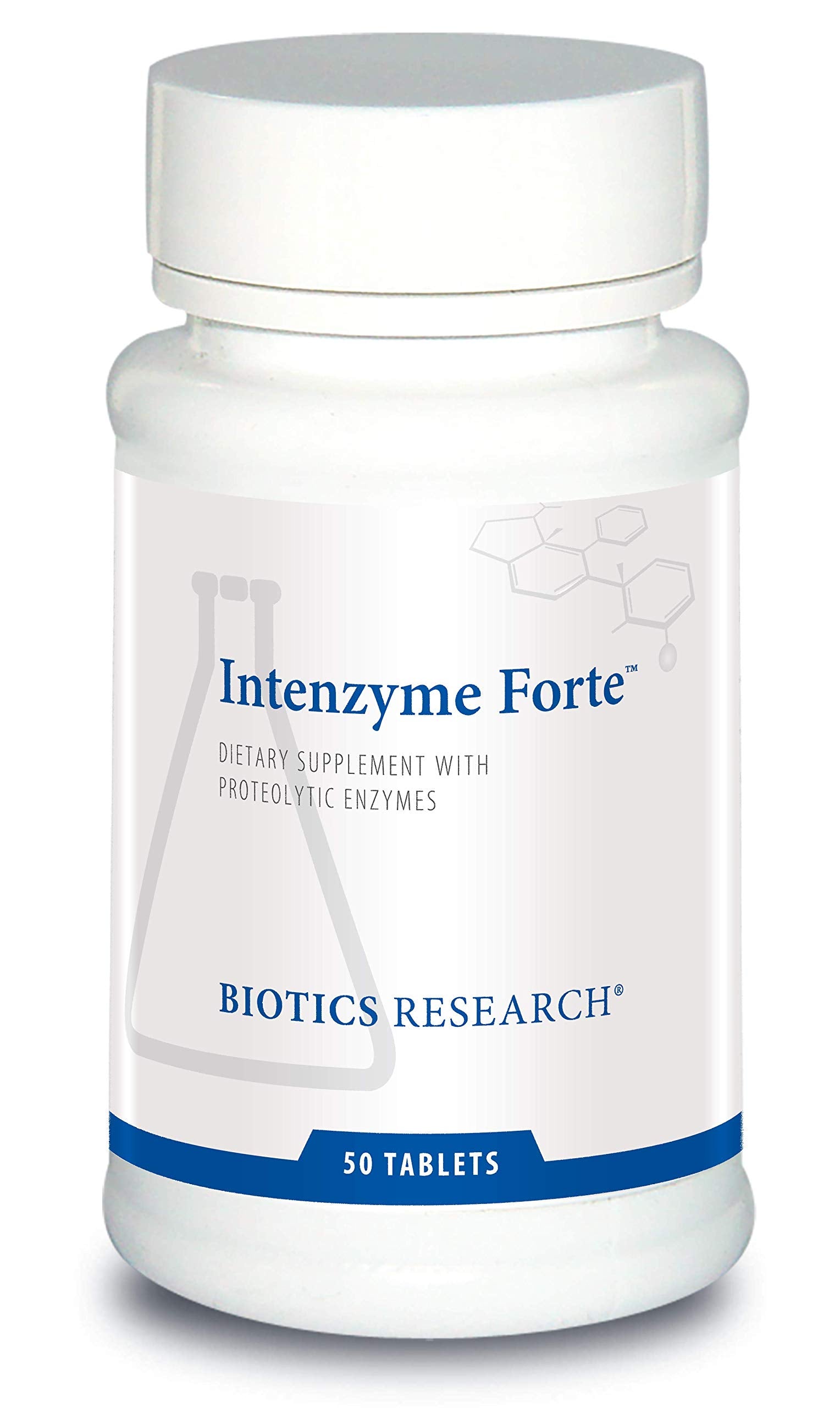 Biotics Research Intenzyme Forte bottle with label
