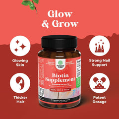 Biotin 10000 mcg pills close-up