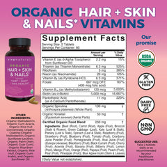 Front view of Biotin 5000 mcg supplement bottle for women