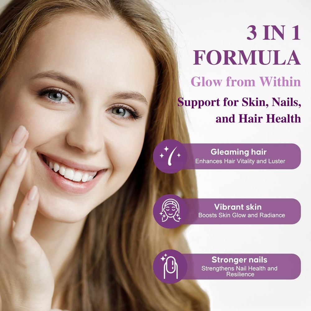 Collagen and keratin blend ingredients graphic