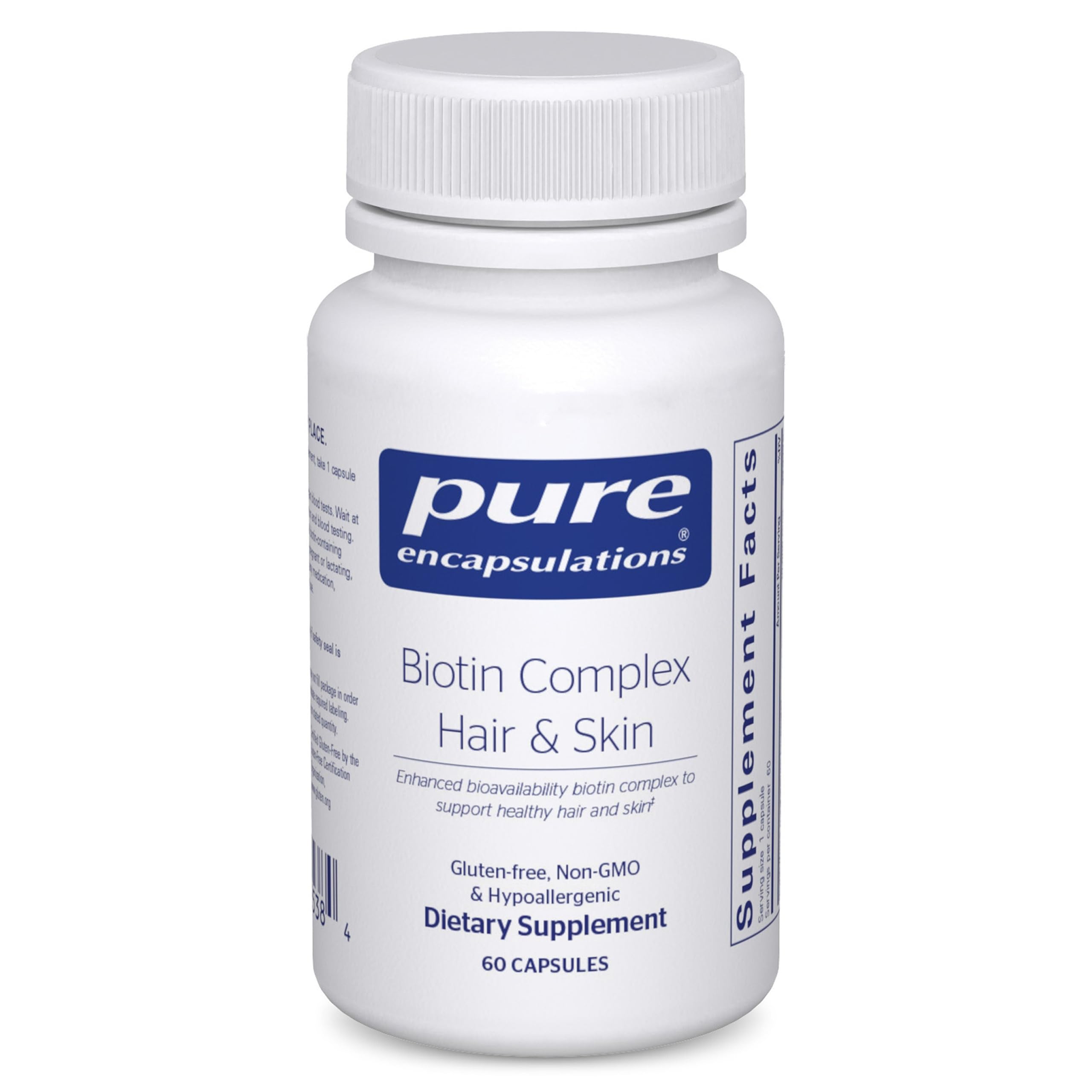Pure Encapsulations Biotin Complex bottle front view