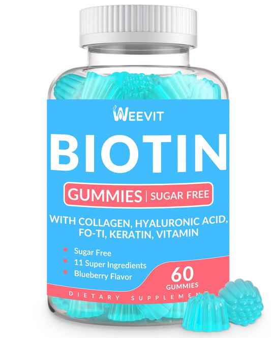 Biotin Gummies for hair growth and shine