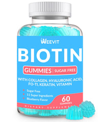 Biotin Gummies for hair growth and shine