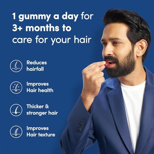 Biotin gummies with hair tonic and 3% Redensyl