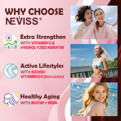 Biotin keratin support for hair, skin and nails