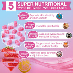 Biotin, Vitamin C and Hyaluronic Acid ingredients
