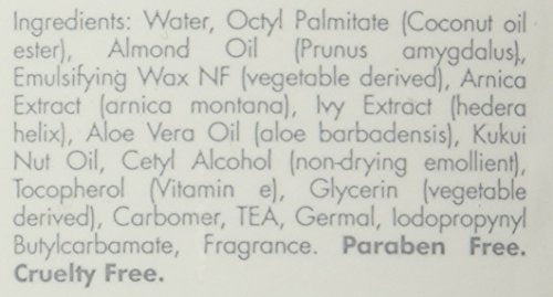 Close-up of Biotone massage creme texture and packaging