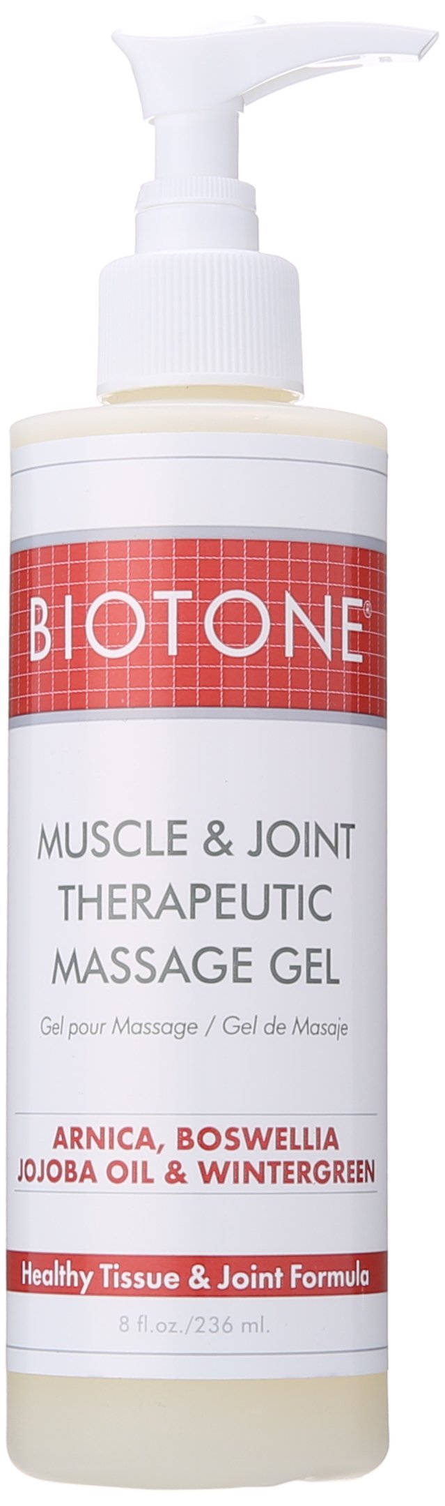 Biotone Muscle and Joint Therapeutic Massage Gel bottle, 8.0 fl oz