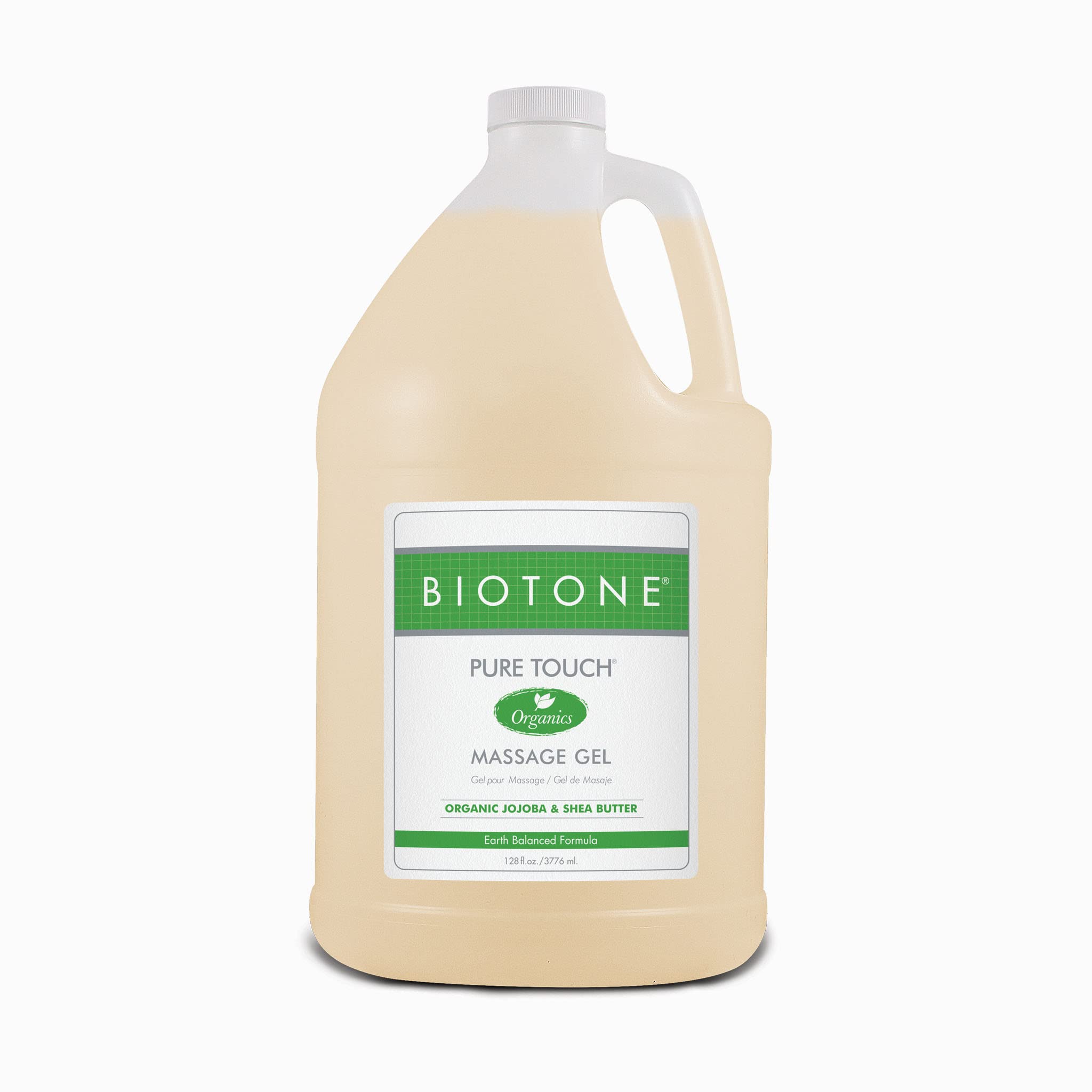 Biotone Pure Touch Organic Massage Gel bottle 128 oz