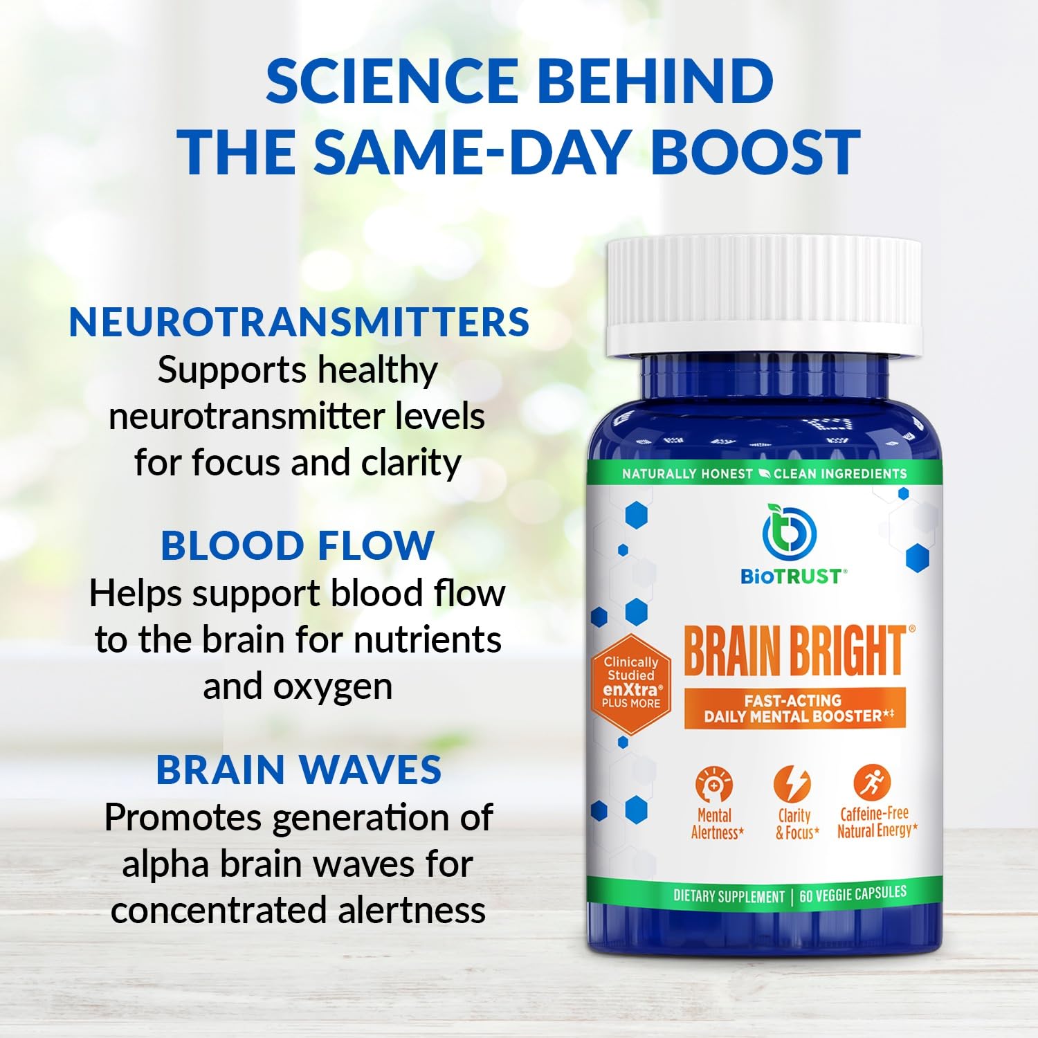 L-Theanine, Folate (B9) and B12 for nerve support