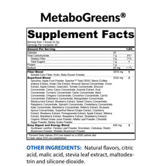 BioTrust Metabo Greens serving scoop shows easy, quick preparation