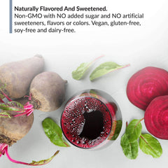 Serving scoop of Eternal Reds powder