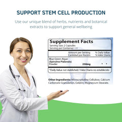 Nutrition facts panel for Bioxtron supplement