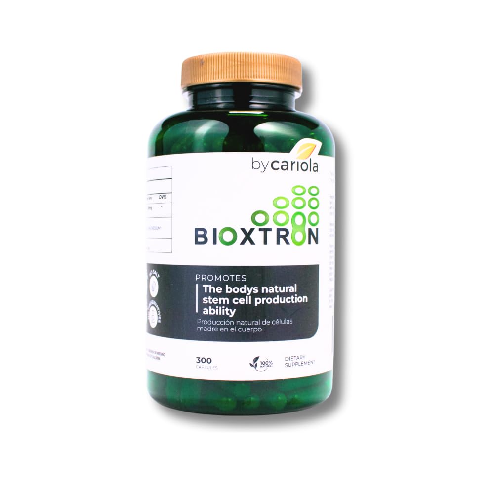 Bioxtron AFA Stem Cell Supplement bottle and label – front view